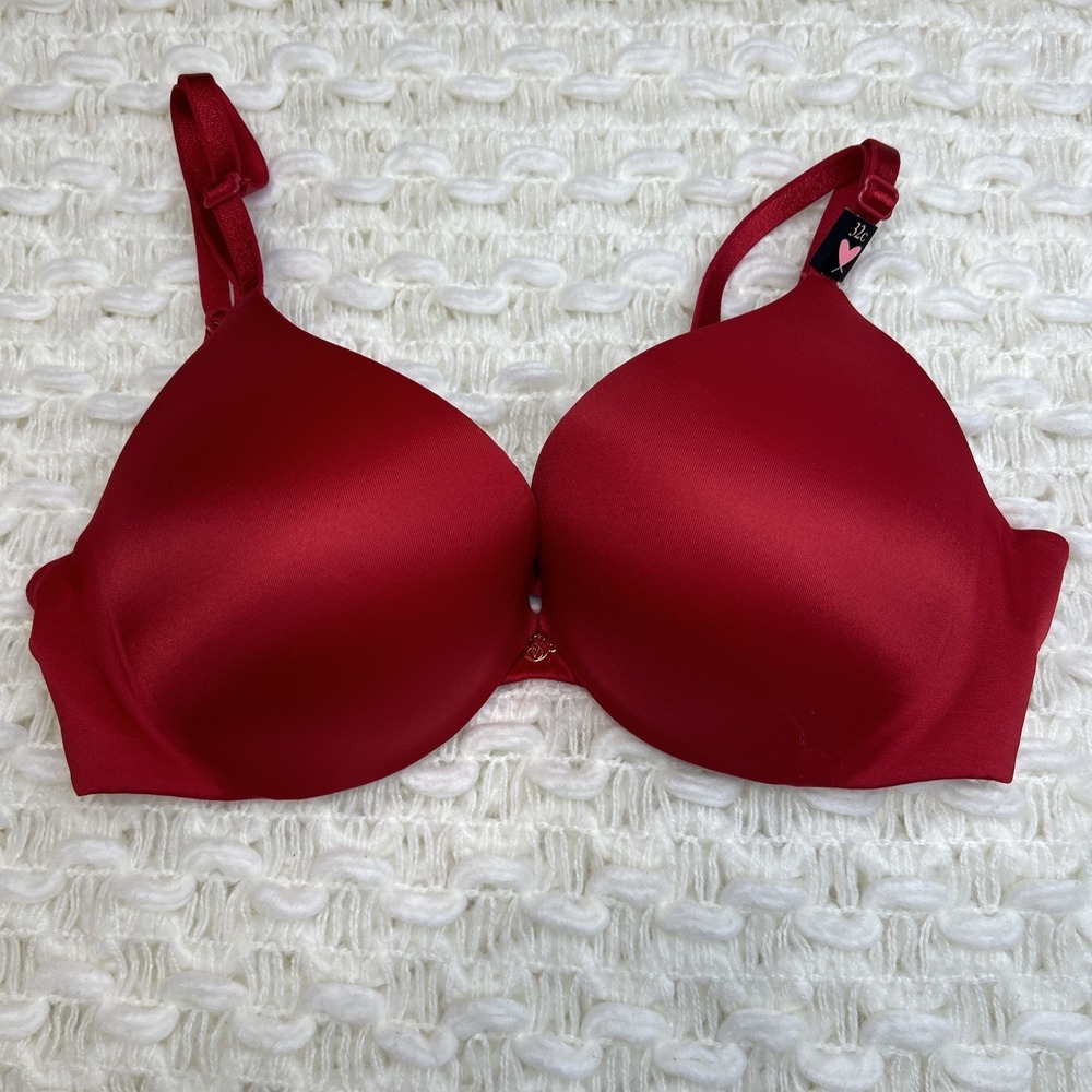 Victoria's Secret So Obsessed Push-Up Bra Top Size 32C Red Color NEW With Tags